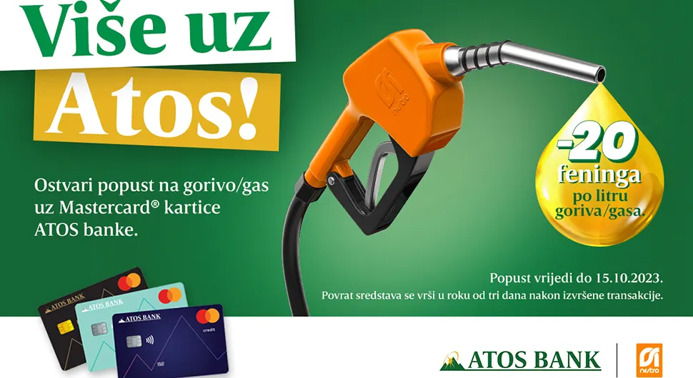 ATOS BANK i kompanija Nestro Petrol vas nagrađuju