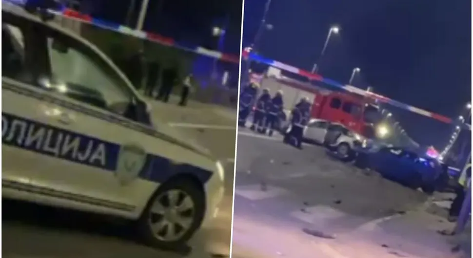 Vatrogasci sjekli Juga da izvuku povrijeđene: Direktan sudar