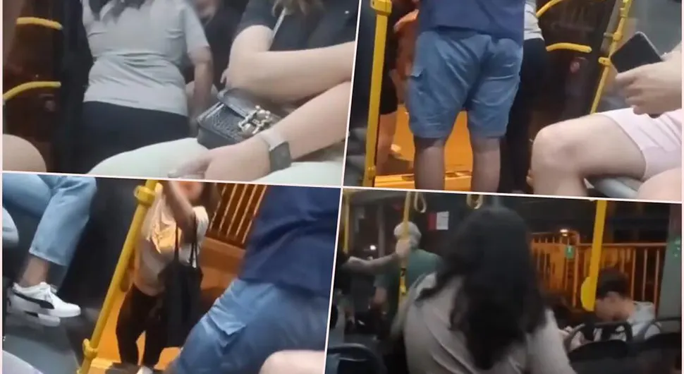 Žestoka tuča žena u gradskom prevozu