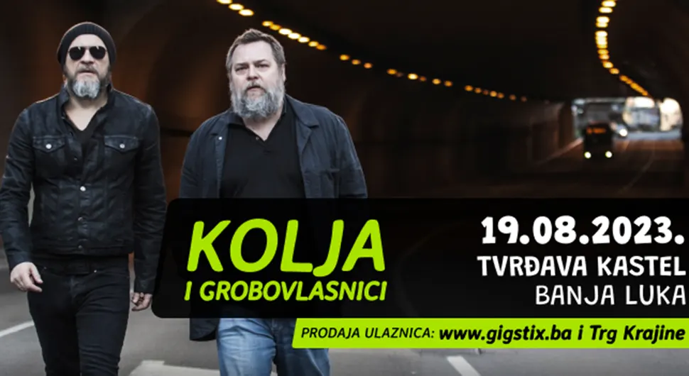 Kolja i Grobovlasnici 19. avgusta u Banjaluci