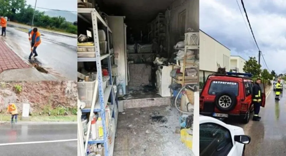 Bujice poplavile ulice u Tivtu, dio grada bez struje