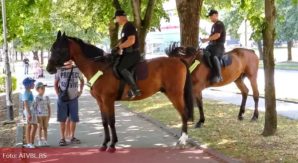 Konji Žandarmerije Srpske ponovo u centru pažnje građana