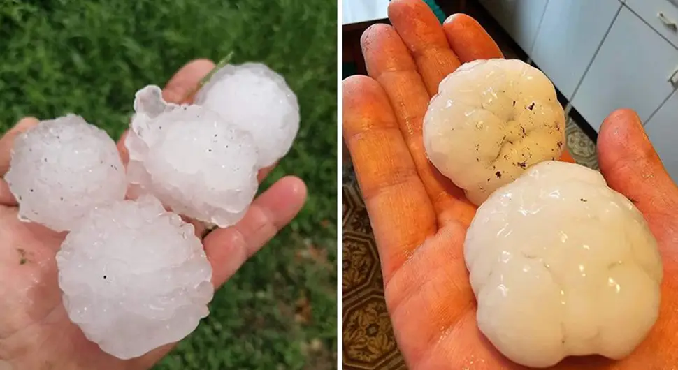 Padao grad veličine loptice, vjetar čupao krovove
