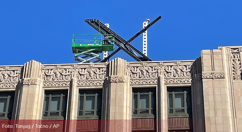 Pokrenuta istraga nakon postavljanja znaka X na zgradi Tvitera