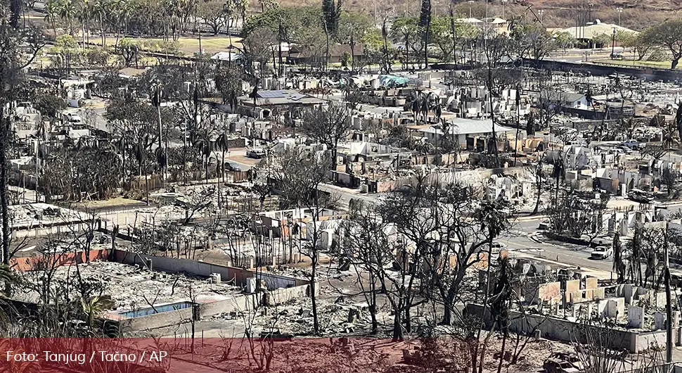 U požaru na Havajima nastradalo najmanje 106 ljudi
