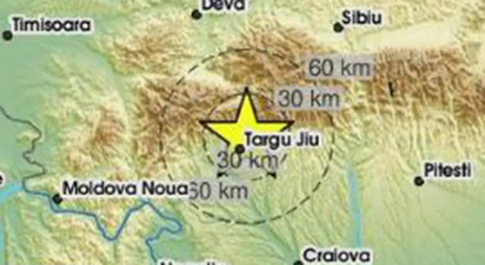 Jak zemljotres u Rumuniji