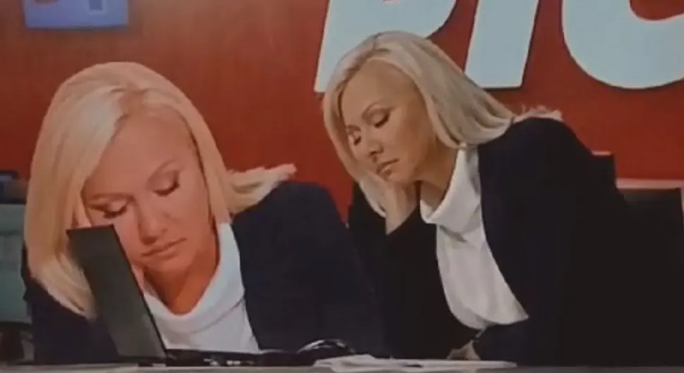 Voditeljka RTS-a "odrijemala" u studiju