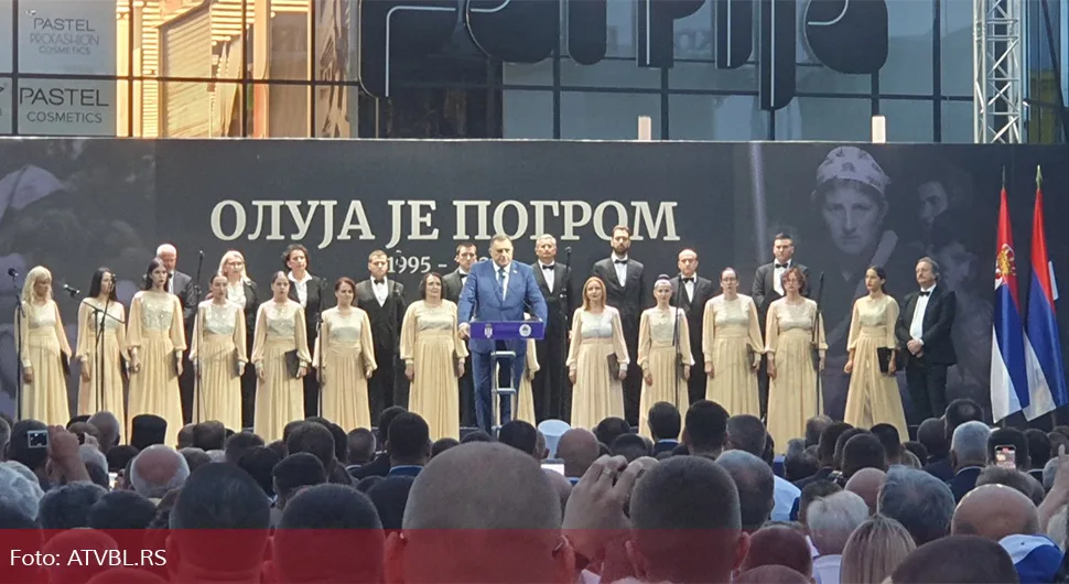 RIA Novosti prenijele Dodikov govor sa obilježavanja Dana sjećanja na stradale i prognane Srbe u "Oluji“