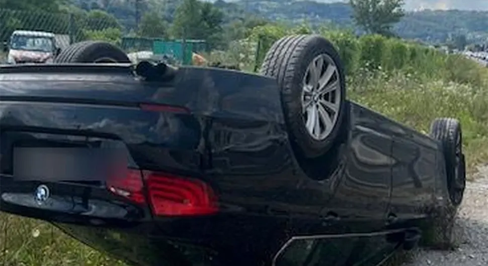 Gazda Paja imao jeziv udes: Auto završilo na krovu!