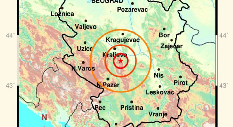 Srbiju pogodila čak tri zemljotresa
