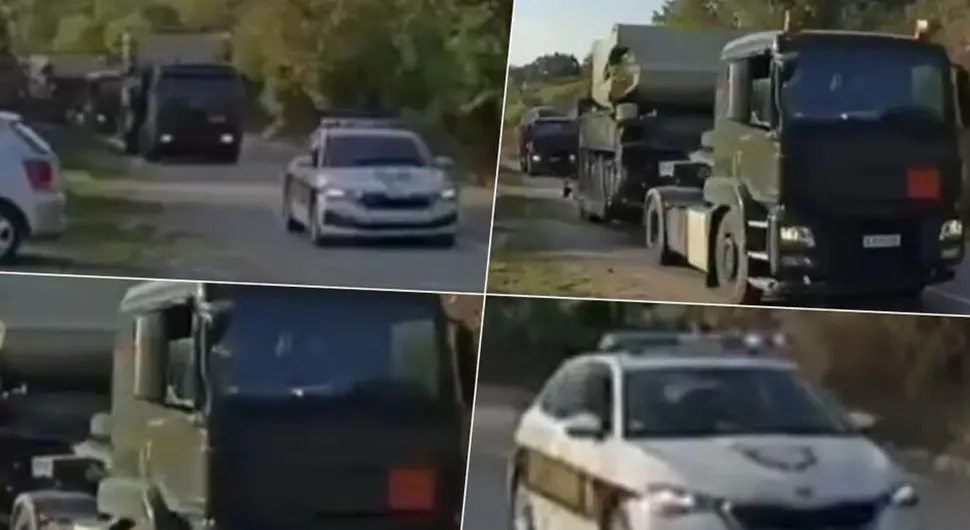 Борбена возила Војске Србије виђена у околини Прокупља