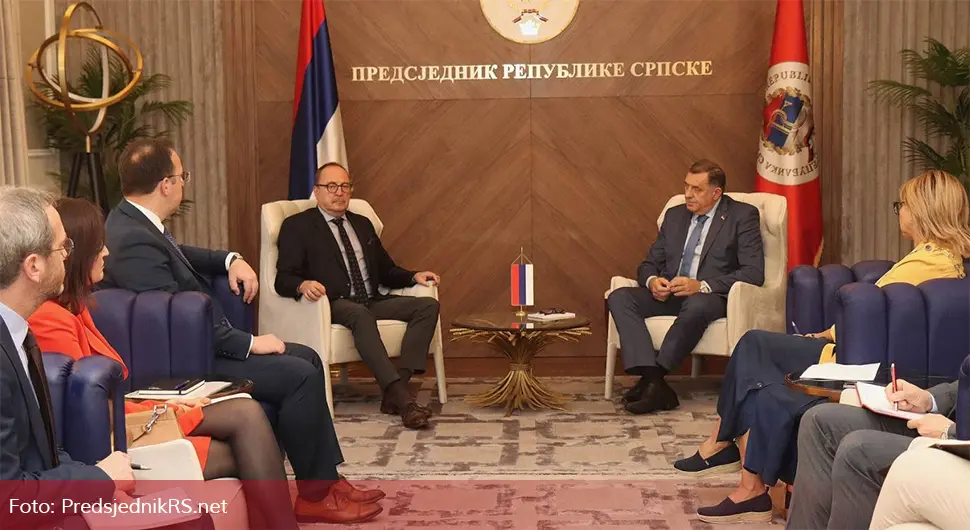 Додик са Неметом и Николоским: Српска, упркос притисцима, институционално стабилна