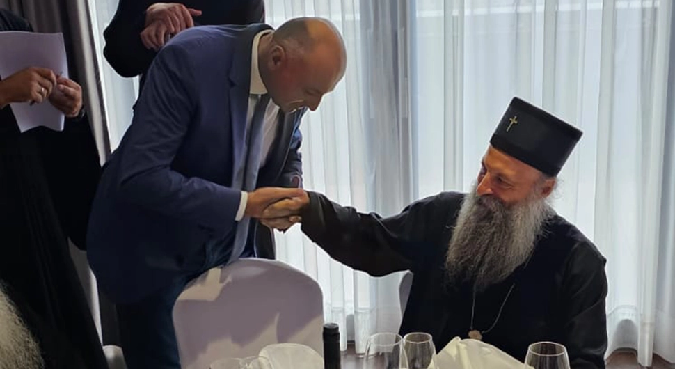 Бањац разговарао са патријархом Порфиријем