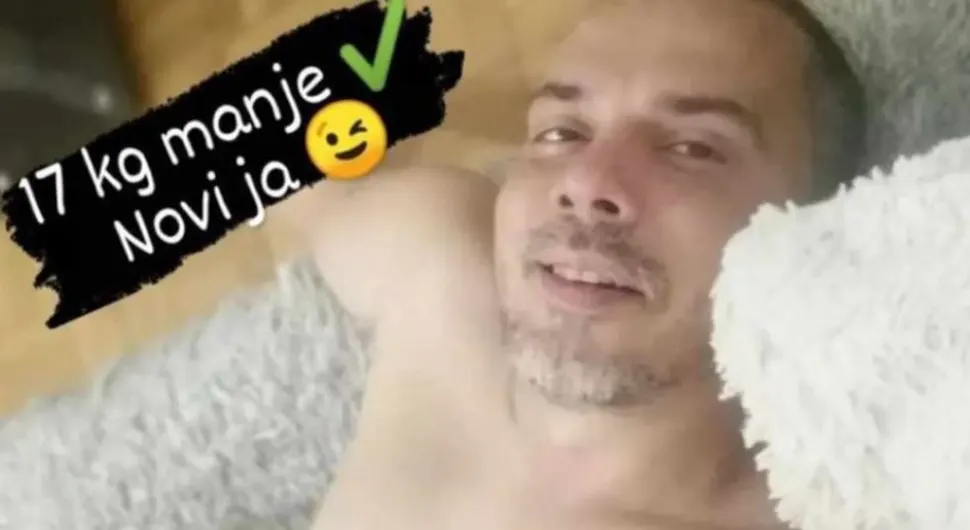 Bojan Tomović se uslikao nag i objavio fotografiju: "Smršao sam 17 kg"