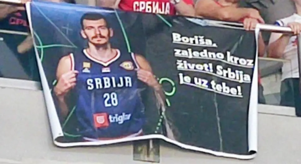 "Boriša, zajedno kroz život! Srbija je uz tebe" - Navijači poslali poruku podrške Simaniću