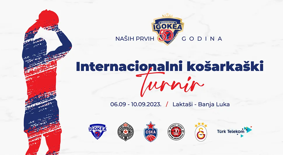 Počela prodaja ulaznica za košarkaški spektakl povodom 50 godina KK "Igokea m:tel“