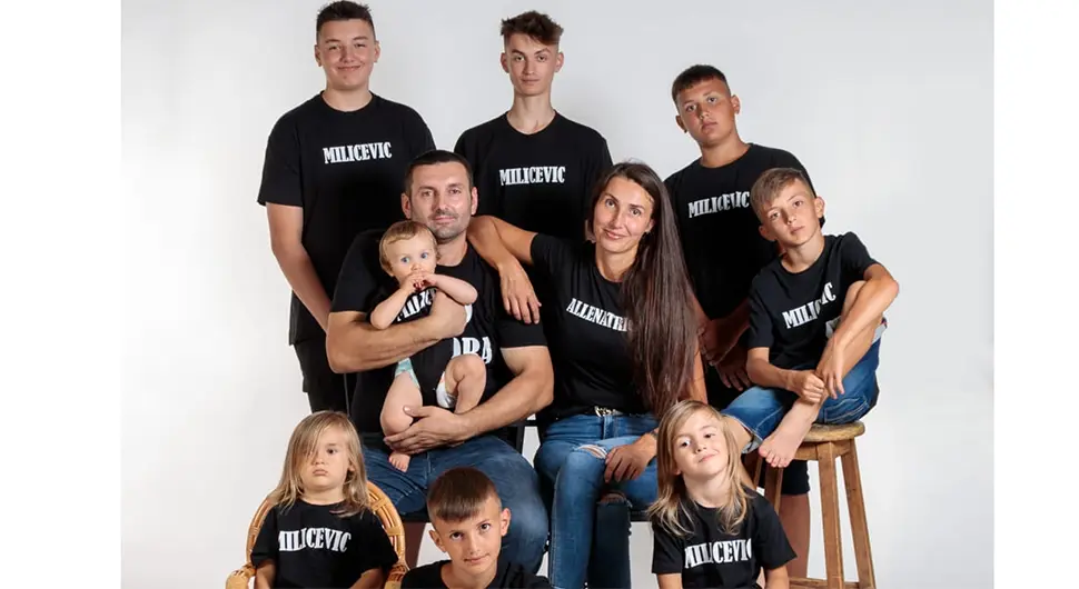 Supermama Vesna poslije 8 sinova rodila kćerkicu Milu: "Suprug i dječaci su presrećni"
