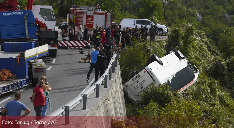 Тужилаштво тражи притвор за возача аутобуса који је слетио у провалију