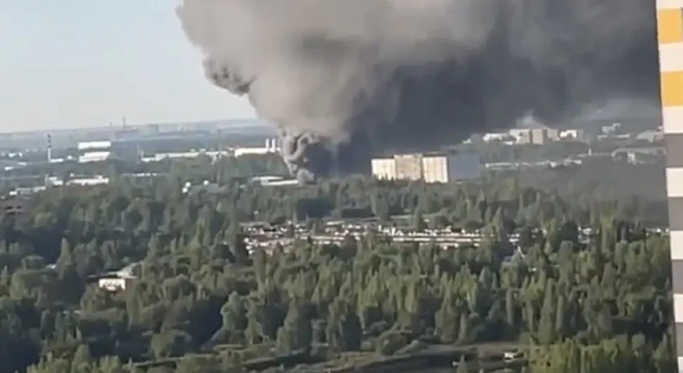 Velik požar u Sankt Peterburgu