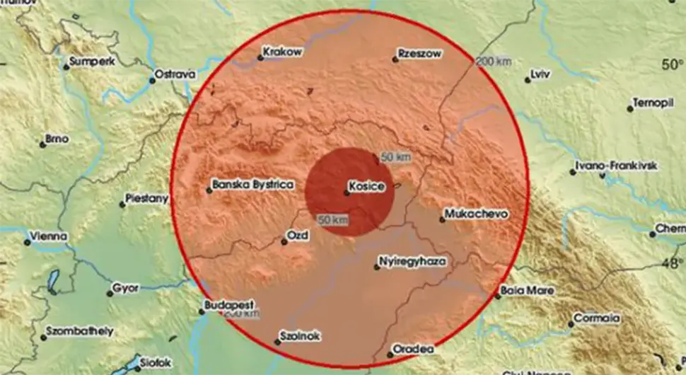 Земљотрес у Словачкој