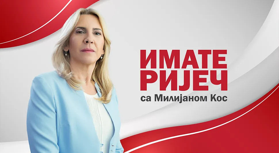 ИМАТЕ РИЈЕЧ СА МИЛИЈАНОМ КОС: Жељка Цвијановић