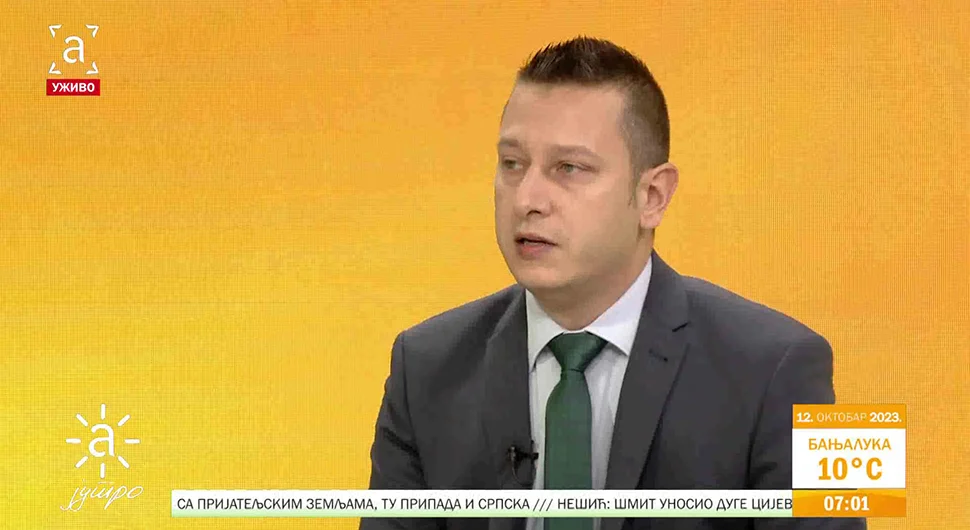 Гогановић: Ако Столтенберг долази у БиХ, онда му је нарушена безбједност