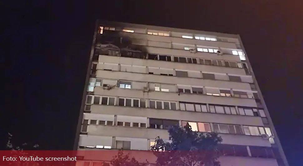 Избио пожар у згради, двије особе погинуле