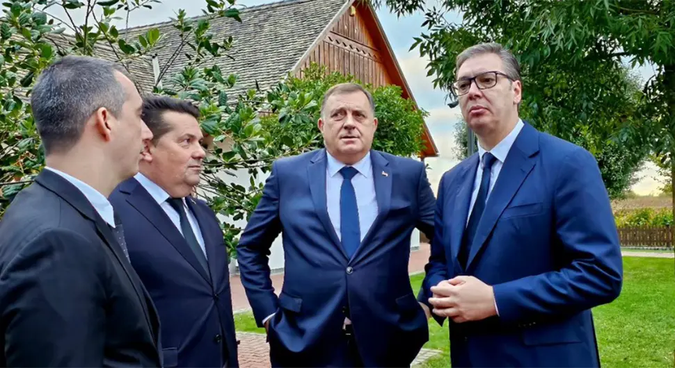 Сусрет Додика, Вучића, Стевандића и Орлића: "Србија ће увијек бити уз Српску"