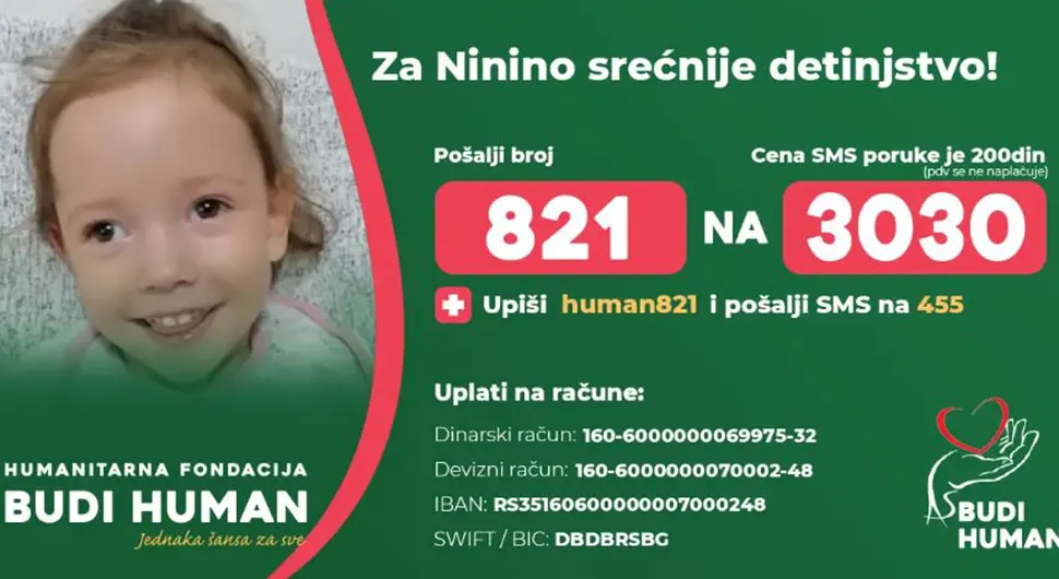 Нини је потребна помоћ добрих људи!