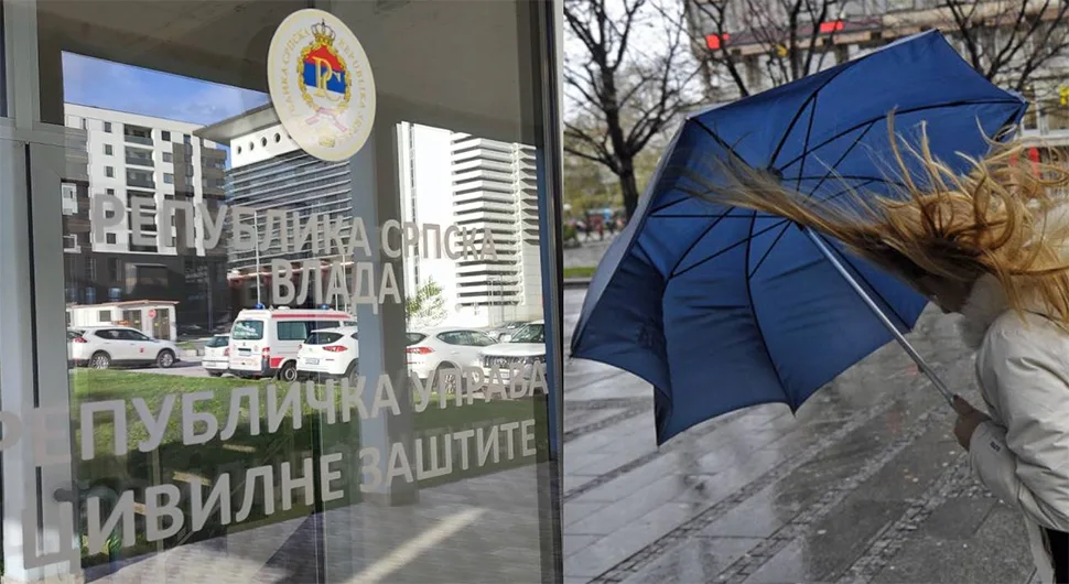 Грађани упозорени: Очекују се јаки удари вјетра
