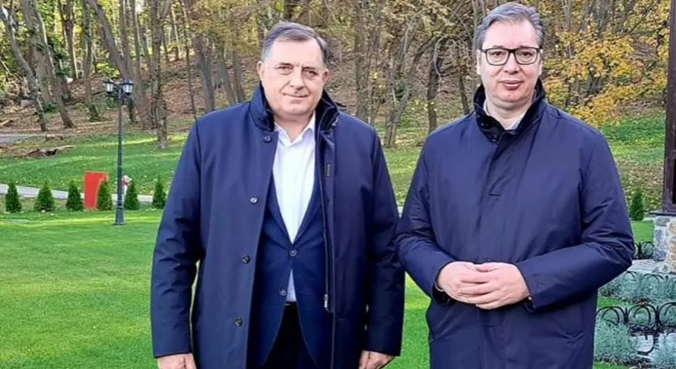 Састали се Додик и Вучић