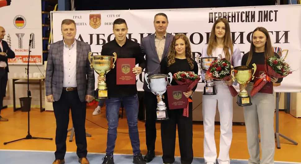 Анастасија Павловић и Огњен Благојевић најбољи дервентски спортисти