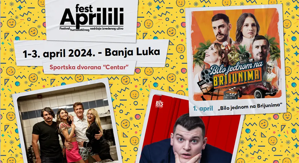“Априлили фест”: Бања Лука од 1. до 3. априла – Јавите свима