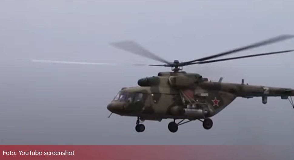 Хеликоптер Ми-8МТВ срушио се на залеђено језеро, пробио лед и потонуо