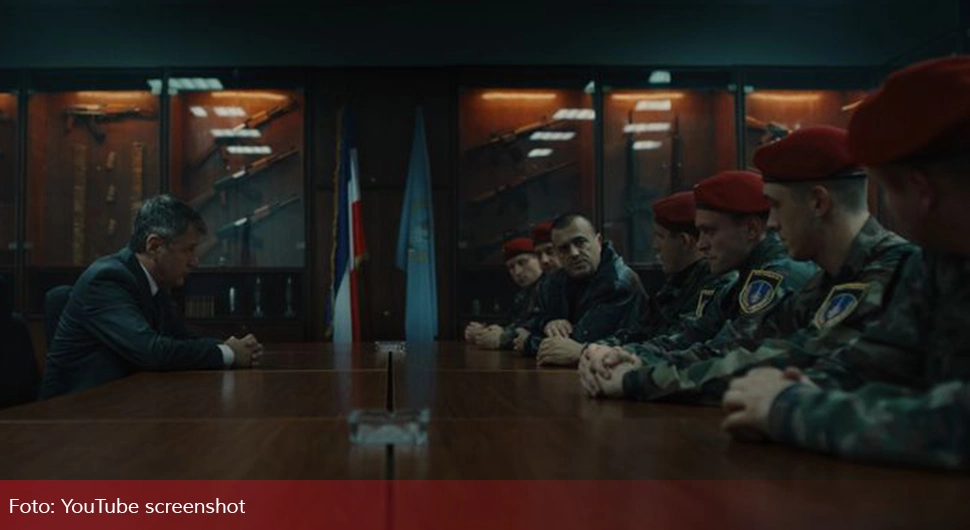 Сергеј Трифуновић у улози Легије у серији "Сабља"