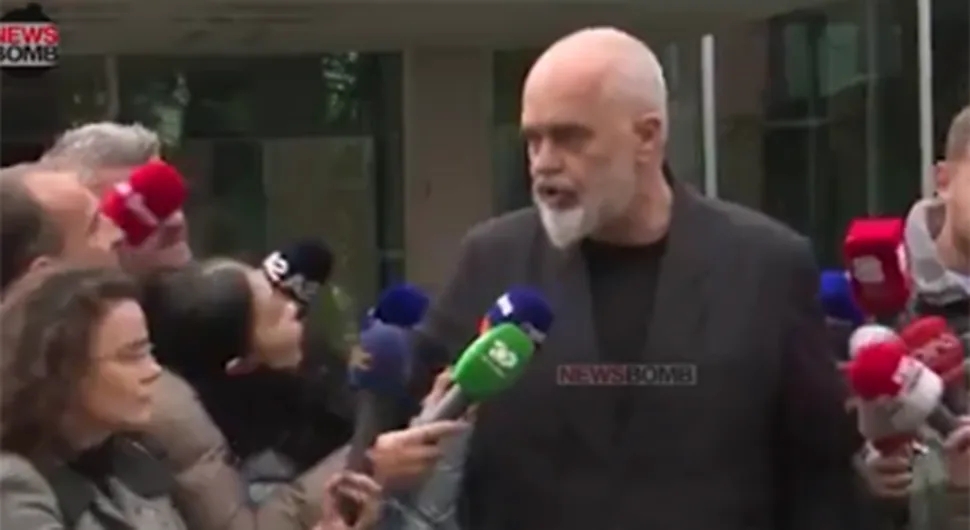 Скандал над скандалима: Еди Рама гурнуо новинарку