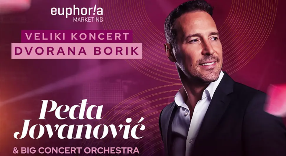 Вечерас Пеђа Јовановић у препуној дворани Борик за све даме поводом 8. марта