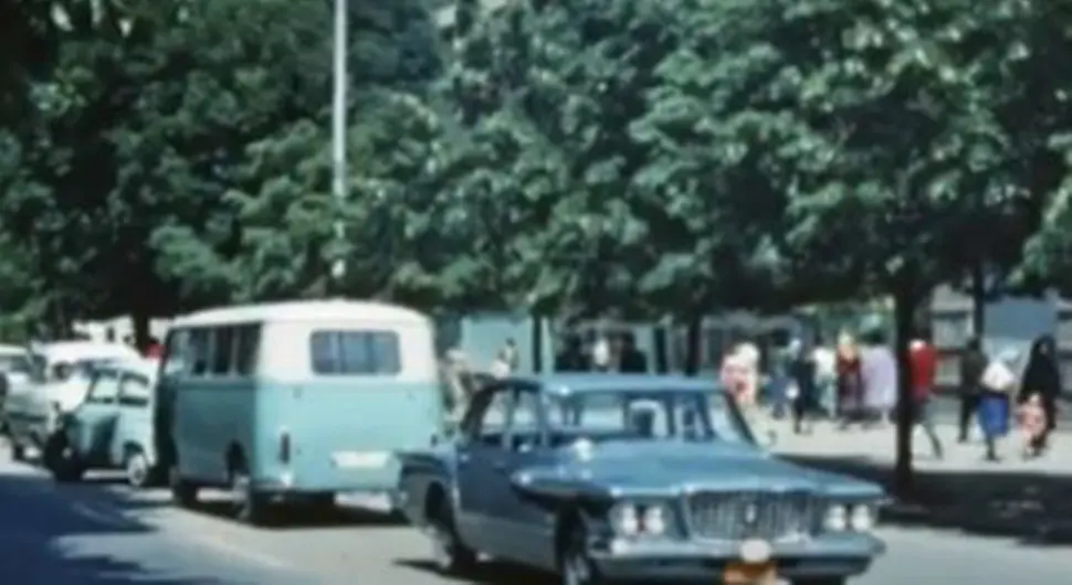 Риједак снимак Бањалуке из 1962.године