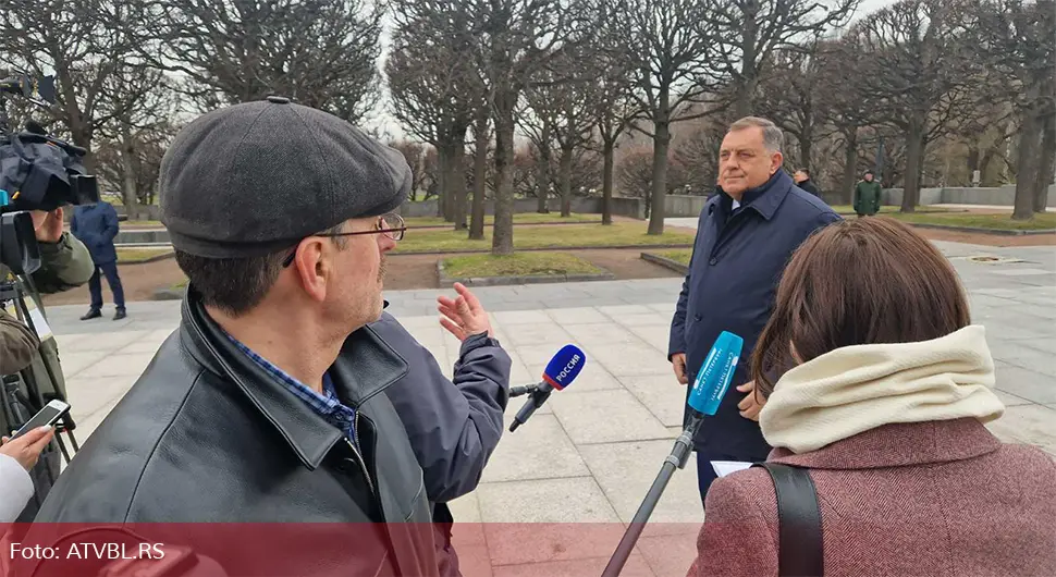 Велико интересовање руских медија за Додиков боравак у Санкт Петербургу