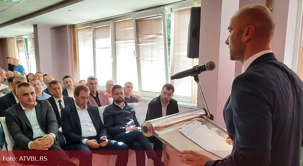 СНСД представио кандидата за начелника Шамца: Присуствовали Додик, Амиџић, Минић