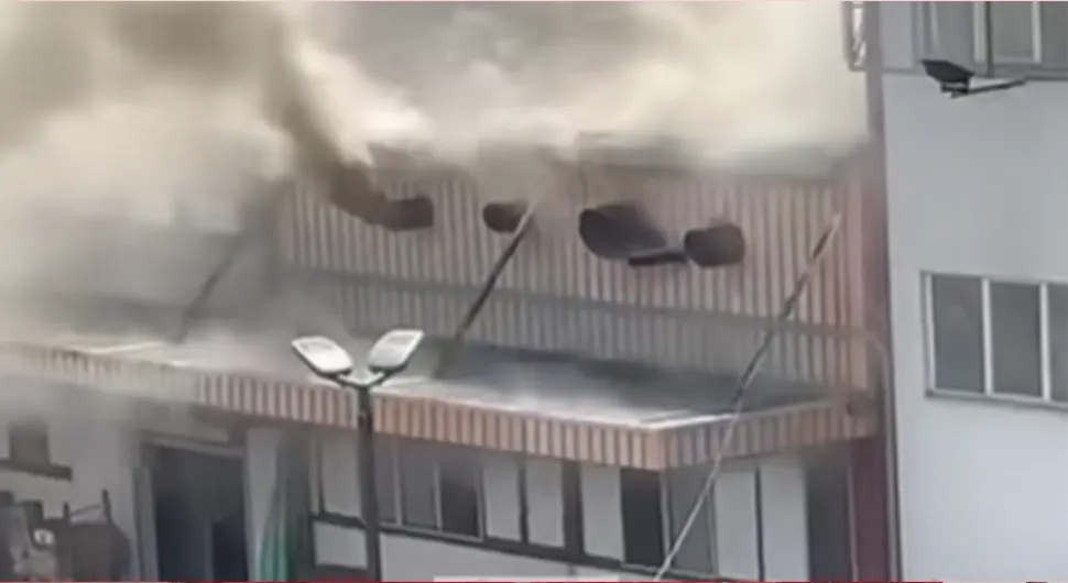 Пожар у фабрици Виспак