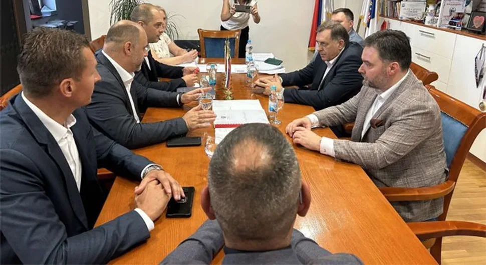 Додик са Ђуревићем: Очекујемо побједу на предстојећим изборима у Вишеграду