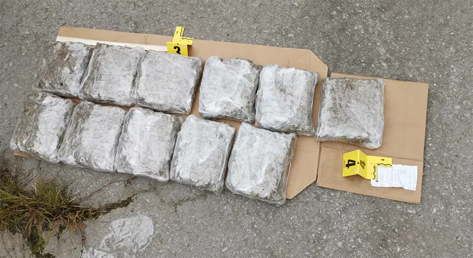 Наставак акције "Рома": У пежоу пронађено 11 килограма марихуане