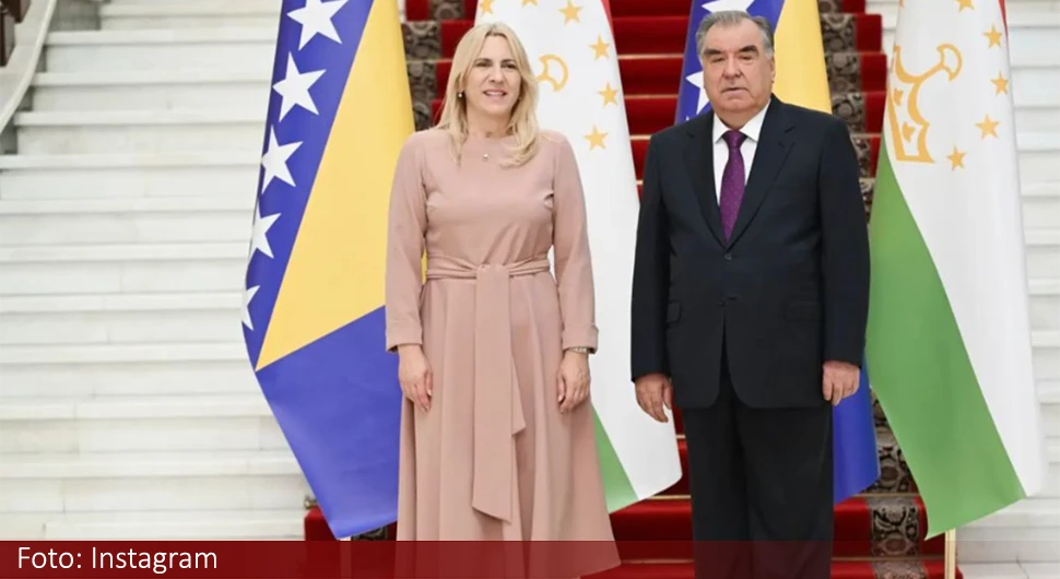 Цвијановићева са предсједником Таџикистана