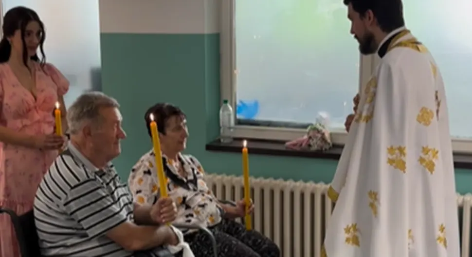 Црквено вјенчање у установи за старија лица одушевио многе