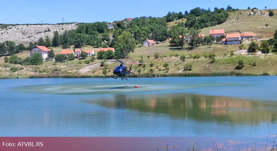 Пожарна линија код Гацка мирна: Пожар уништио растиње и ниске шуме