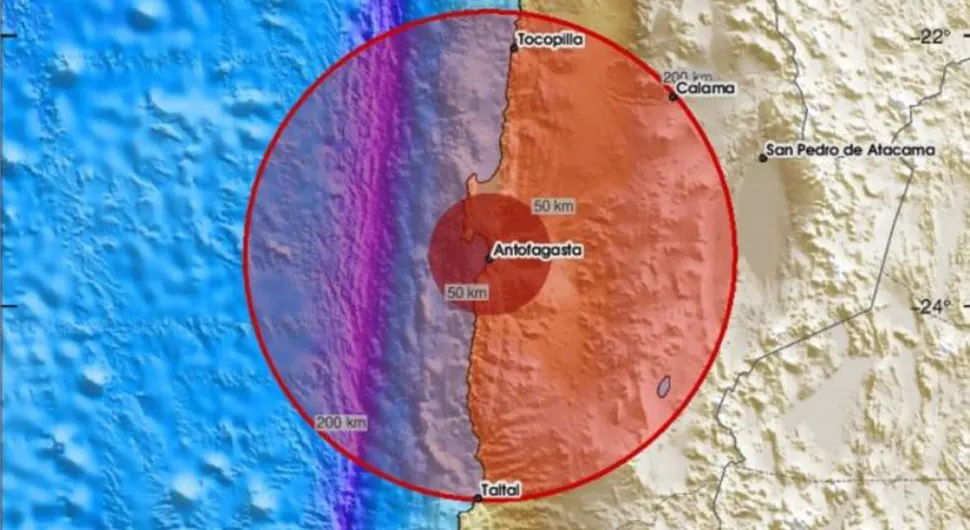 Јак земљотрес погодио сјевер Чилеа