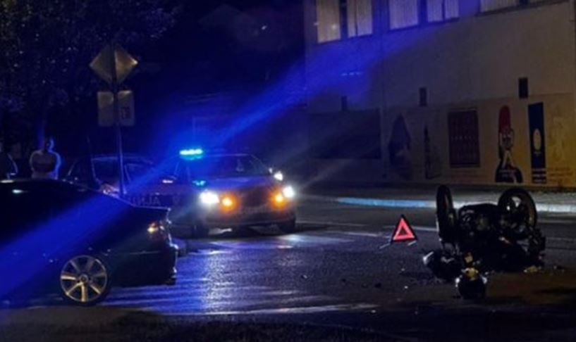 Тешко повријеђен малољетник након судара мотоцикла и BMW-a