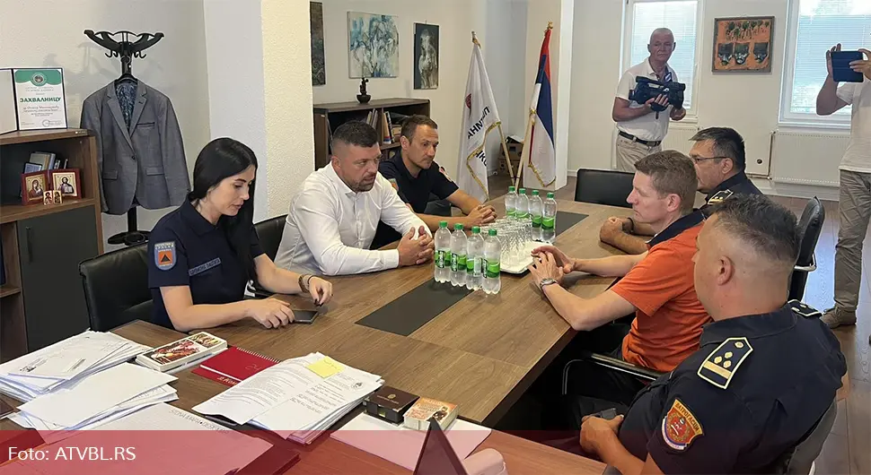 Трнинић у Гацку: Брза реакција кључна у гашењу пожара