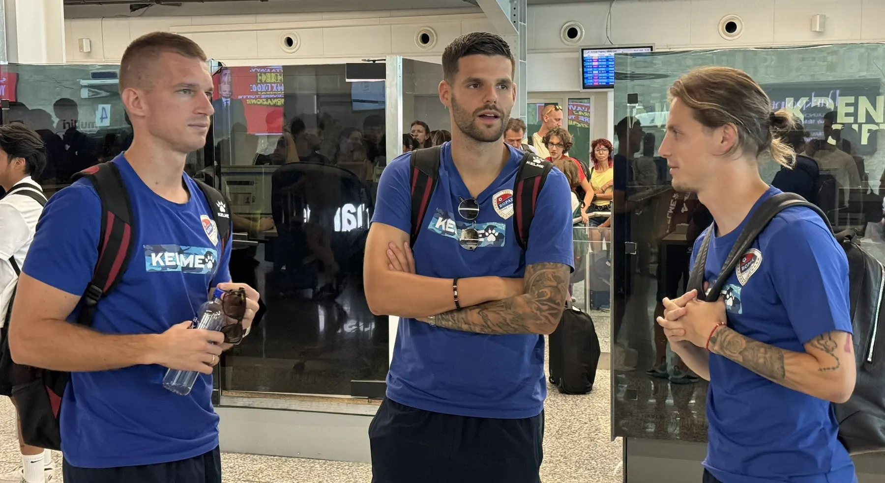 Фудбалери Борца стигли у Тирану